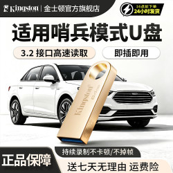 金士顿 高速闪存哨兵车载行车记录仪哨兵模式金属u盘适用零跑奔驰