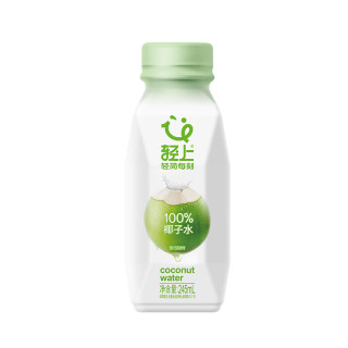 轻上 100%椰子水245ml*10瓶