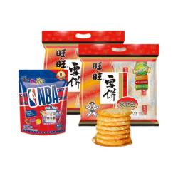 仙贝 旺旺 雪饼400g*2袋+QQ糖200g/袋