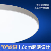 正泰 照明吸顶灯led卧室灯具套餐全屋客厅灯饰阳台过道餐厅薄现代简约 白光-24W主推