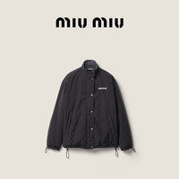 MIU MIU 女士徽标饰夹克外套