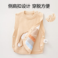 欧孕 婴儿针织马甲 美拉德熊 100cm
