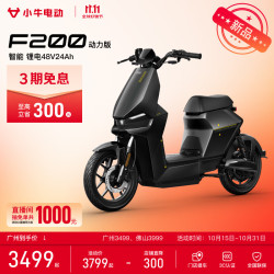 小牛电动 F200 48v24ah 电动自行车锂电池 智能锂电长续航代步电动车