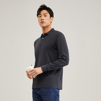 雅戈尔 VLPC509982DCA 莫代尔棉混纺 灰色 M 男士POLO衫