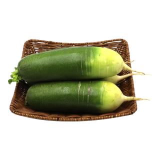 佳农 宝菜 水果萝卜正宗潍坊绿青萝卜脆甜生熟两吃当季新鲜蔬菜 净重5斤