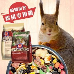 哈姆小宠 RM哈姆小宠营养松鼠粮食鼠饲料松鼠食物主粮含坚果蔬菜水果干908g