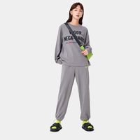 A21 22秋季女装高级感两件套休闲运动卫衣卫裤时尚套装