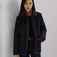 拉夫劳伦 女款老钱风棉服 菱格夹克
