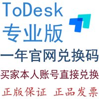 京东 ToDesk远程控制软件专业版一年官方兑换码vip会员含安卓插件不含海外节点 专业版1用户1年官网兑