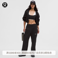 lululemon 丨Loungeful女士经典剪裁高腰运动裤*亚洲版型 LW5ID5A 黑色 S