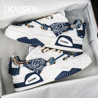凯撒 KAISER/凯撒·男鞋新款透气百搭运动休闲板鞋子男款小众厚底低帮鞋