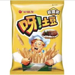 好丽友 呀！土豆 薯条 超值嗨享装 里脊牛排味 130g