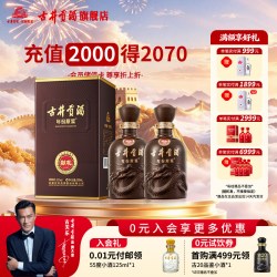古井贡酒 年份原浆 第6代 献礼版 50%vol 浓香型白酒 500ml*2瓶 双支装