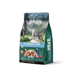 麦富迪 营养森林猫粮10kg麦富迪冻干双拼三文鱼成幼猫流浪猫英短猫粮20斤