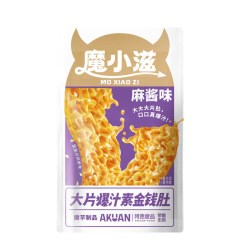 阿宽 魔芋金钱肚零食麻酱火锅素毛肚魔芋爽速食开袋休闲小吃解馋辣