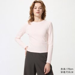 圆领短T恤/长袖优衣库女装487579