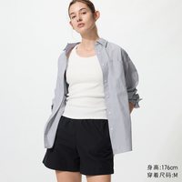 优衣库 Bra工字背心优衣库女装/加杯背心带胸垫打底衫U领内搭482329