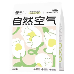 福丸 自然空气木薯混合豆腐猫砂栀子花2kg不易粘底砂