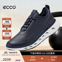 ecco 运动鞋男 26年秋冬新款防水减震百搭休闲跑鞋 健步720系列850414 午夜蓝/海洋蓝39