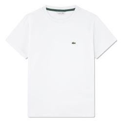 LACOSTE 鳄鱼（LACOSTE） 男童有机棉短袖T恤 圆领设计 运动休闲百搭 舒适透气简约风格 白色/白色 12