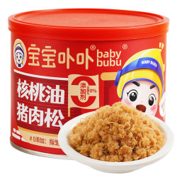 宝宝卟卟 核桃油猪肉松 无添加剂 儿童拌饭零食肉酥高蛋白肉松寿司食材108g