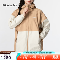 哥伦比亚 WR1896 拼色开衫连帽外套 262 L