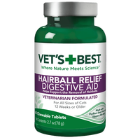 VET'S BEST 猫咪专用 化毛猫草片 60片