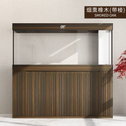 仟湖 心悦缤纷底滤鱼缸客厅大型落地缸实木带底柜OF龙鱼缸2026新款