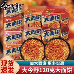 今麦郎 大今野大面块方便面 红烧番茄牛肉泡面120g*5袋
