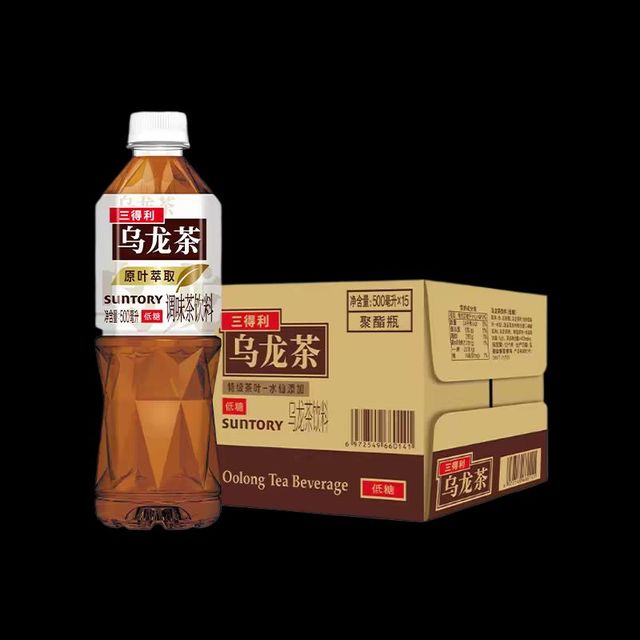 88VIP：三得利 低糖 乌龙茶饮料500ml*15瓶