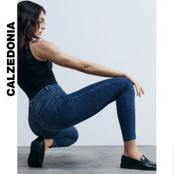 Calzedonia 卡泽意袜女春夏休闲修身高腰提臀牛仔裤MIP900