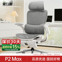 黑白调 P2maxD 座椅人体工程学椅久坐办公椅超值椅子