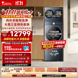 小天鹅 小乌梅洗衣房系列 TNDD40-09AID+TDH12K200+TXX30U20 热泵洗烘一体机+迷你机+洗鞋机套装