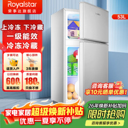 荣事达 53A136 一级能效 53L 双门冰箱
