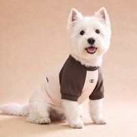 Champion 冠军宠物衣服26秋季新款猫咪撞色T恤狗狗纯棉衣服小型犬
