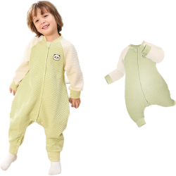 ibaby 小奶泡空气层恒温分腿睡袋 软萌熊猫 120cm