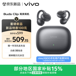 vivo Buds Clip 耳夹式 星夜黑 蓝牙耳机