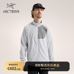 始祖鸟 DELTA JACKET 男子抓绒衫 隐秘灰 L