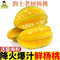 百亿补贴：胡鲜森 一级 福建鲜杨桃水果新鲜大果五角星甜一箱批发价2斤起