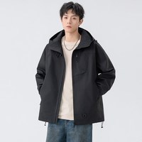 其他家 男女款 山系连帽防水防风冲锋夹克