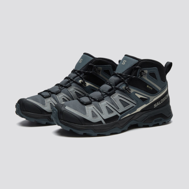 萨洛蒙 男款 户外运动防水稳定徒步登山鞋 X ULTRA PIONEER 2 MID GTX 湍流蓝 478938
