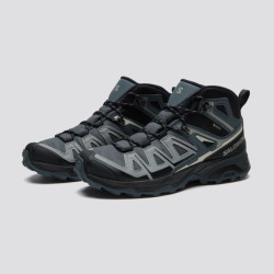 萨洛蒙 男款 户外运动防水稳定徒步登山鞋 X ULTRA PIONEER 2 MID GTX 湍流蓝 478938