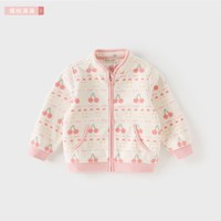 移动端：戴维贝拉 女童立领摇粒绒外套 DB396-P