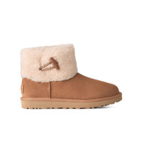 UGG 1184010 调节扣迷你短筒雪地靴 栗色 38