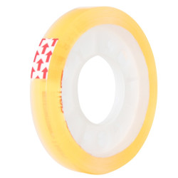 得力 易撕彩色透明办公文具胶带/小胶带 8mm