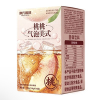 摩氏 桃桃气泡美式黑咖啡14g*14杯/盒