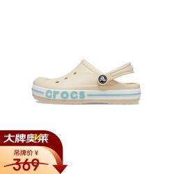 crocs 贝雅卡骆班小Clog T童沙滩洞洞鞋凉拖鞋 白色 33-34