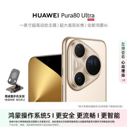 华为 Pura 80 Ultra 手机 16GB+1TB 鎏光金