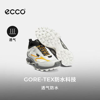 爱步 BIOM C踪迹803384 弓足支撑 水泥灰亮白色橙色 41码 男士休闲鞋