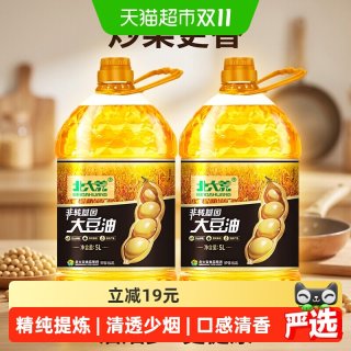 88VIP：北大荒 非转基因一级大豆油5L*2